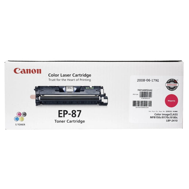 Canon Genuine OEM EP-87 Magenta Toner Cartridge