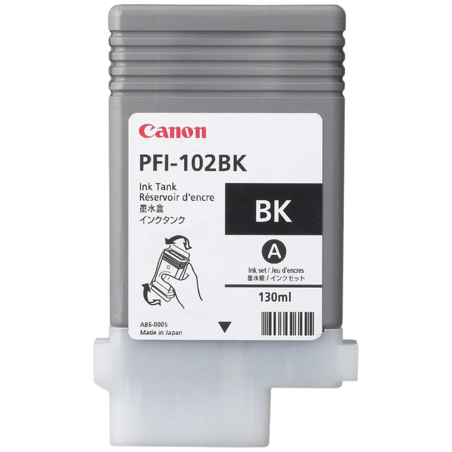 Canon PFI-102 130mL Black Ink Cartridge