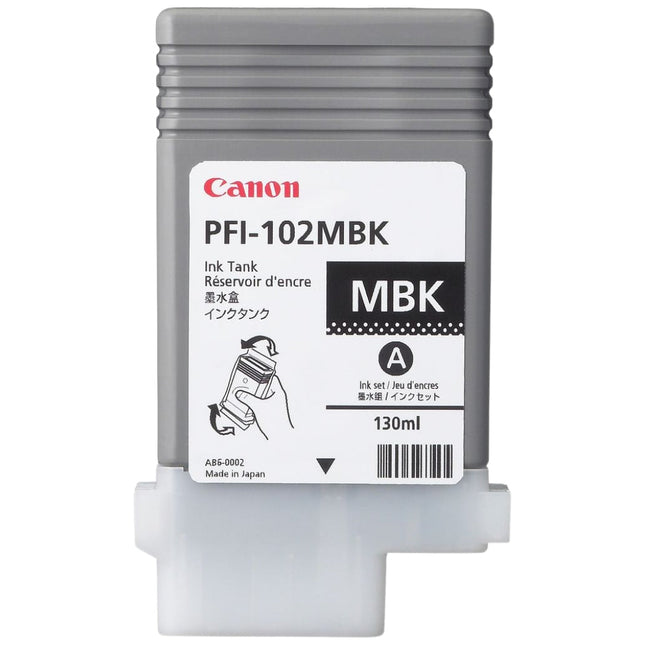 Canon PFI-102 130mL Matte Black Ink Cartridge