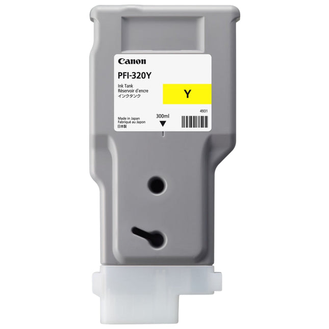 Canon PFI-320Y 300ml High-Yield Yellow Ink Cartridge, 2893C001AA