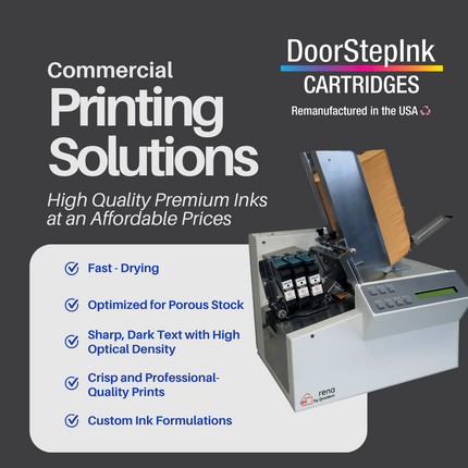 DoorStepInk Brand Reliable H Black Ink Cartridge Made in the USA