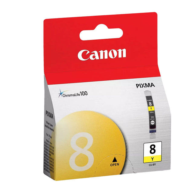 CLI-8 Color Standard Yield Yellow Ink Tank, 0623B002
