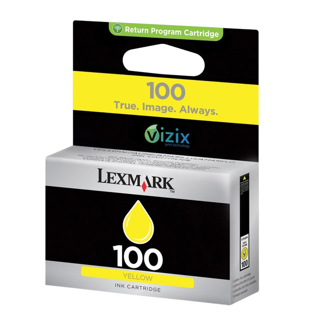Original Lexmark 14N0902 100 Yellow Ink Cartridge