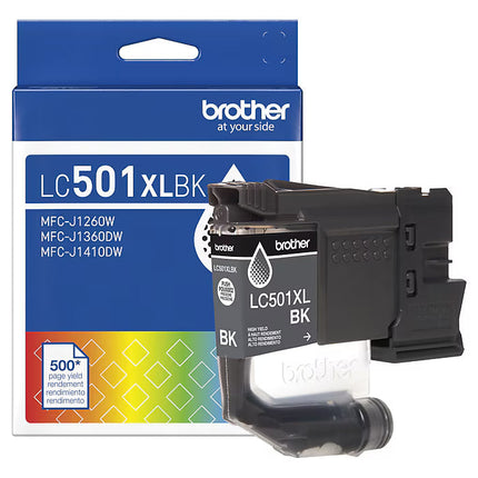 Original Brother LC501XL High Yield Black Ink Cartridge