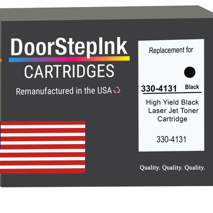DoorStepInk Brand For Dell 330-4131 High Yield Black Remanufactured in the USA Toner Cartridge,330-4131