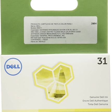 Original Dell 3MH11 High Yield Yellow Ink Cartridge ,14N1664