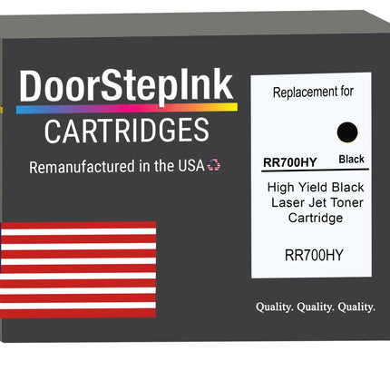 DoorStepInk Brand For Dell RR700HY High Yield Black Remanufactured in the USA Toner Cartridge, RR700HY