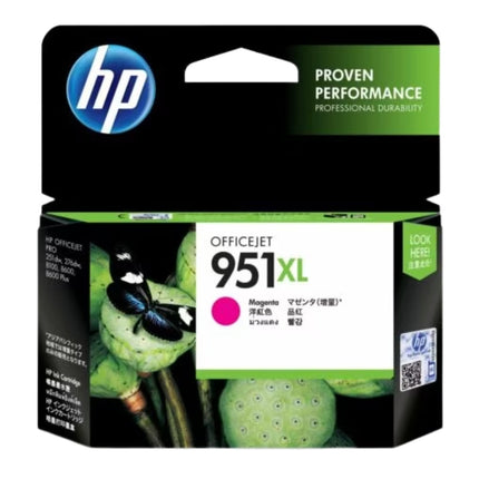 Original HP 951XL (CN047AN) Magenta Ink Cartridges