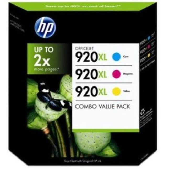 HP Genuine 920XL Cyan, Magenta, & Yellow Ink Cartridge