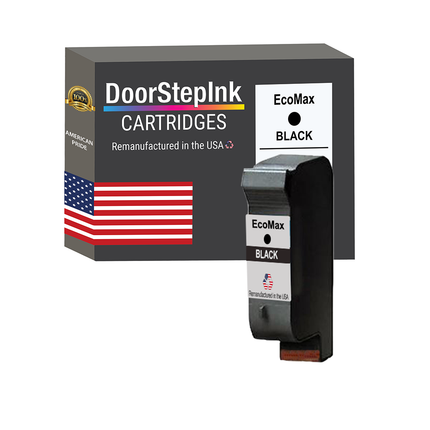 DoorStepInk Brand EcoMax Black Ink Cartridge Made in the USA