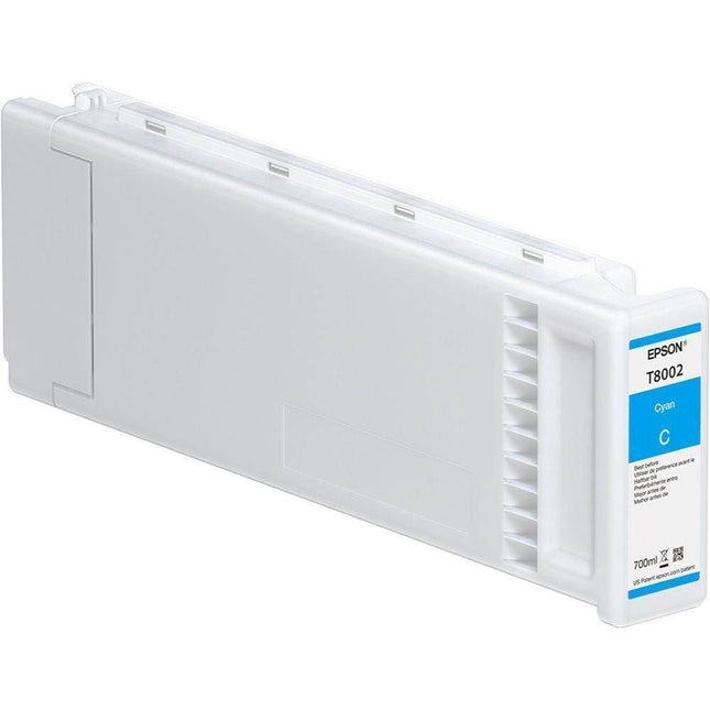 Original Epson T8002 High-Yield Cyan Inkjet Cartridge, C13T800200