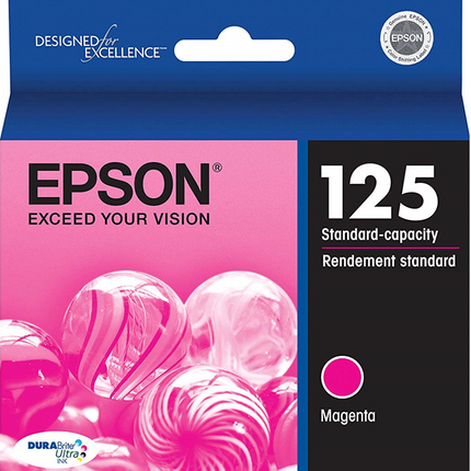 Original Epson 125 Magenta Ink Cartridge