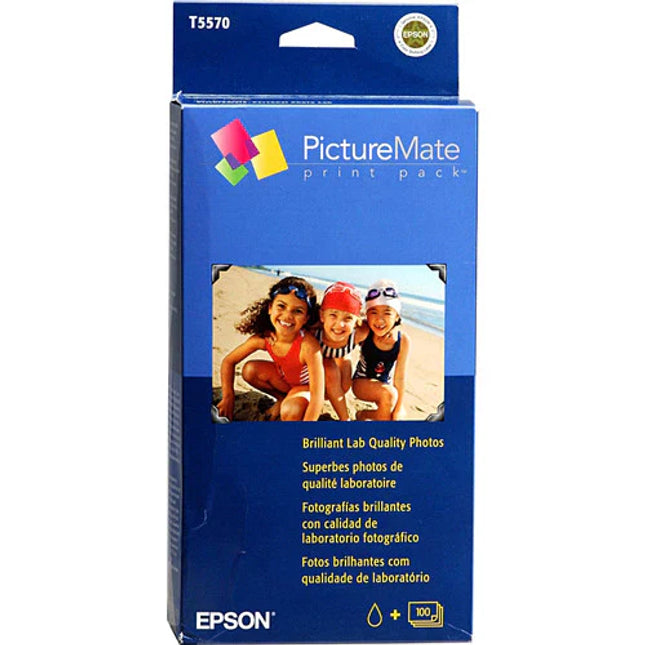 Genuine Epson T5570 PictureMate Print Pack Glossy