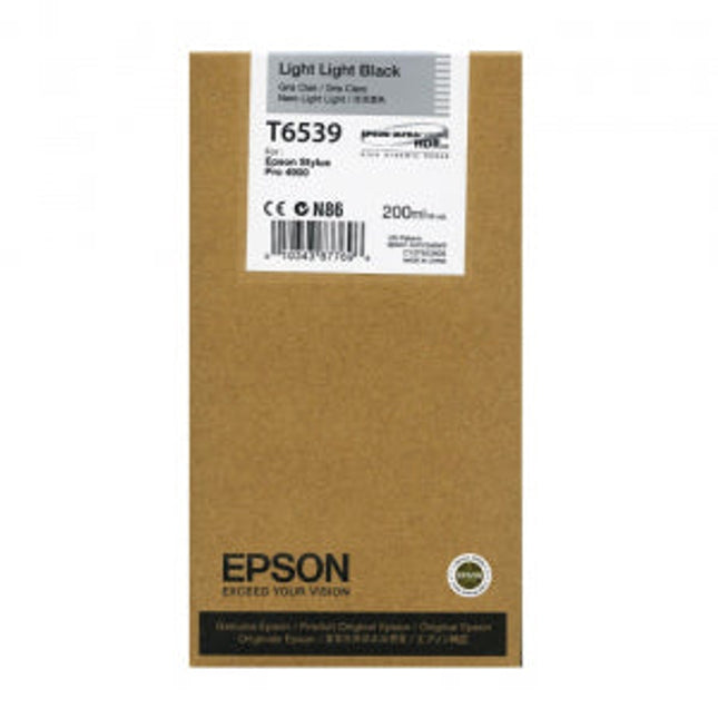 Epson T653 Light Light Black Ink Cartridge, T653900