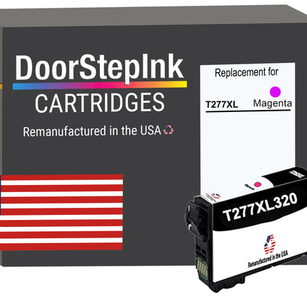 DoorStepInk Brand for Epson T277XL High Yield Light Magenta Remanufactured in USA Ink Cartridge,T277XL620