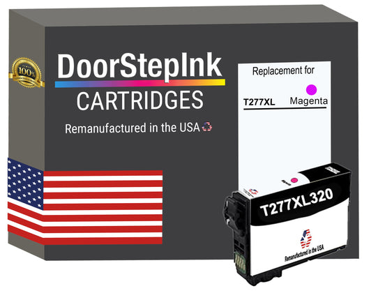 DoorStepInk Brand for Epson T277XL High Yield Light Magenta Remanufactured in USA Ink Cartridge,T277XL620