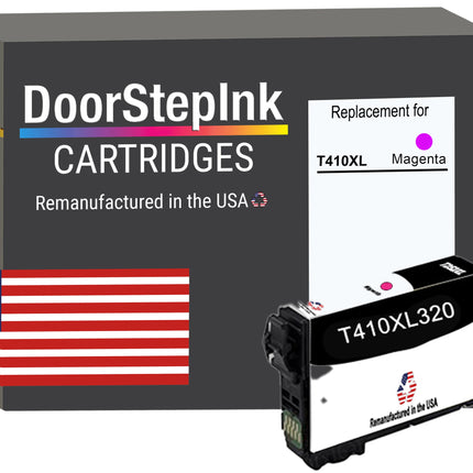 DoorStepInk Brand for Epson T410XL High Yield Magenta Remanufactured in USA Ink Cartridge,T410XL320