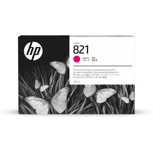 Genuine HP 821 400ml High-Yield Magenta Latex Ink Cartridge, G0Y87A