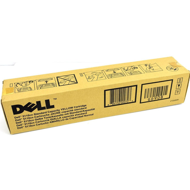 Dell 5110CN Yellow Toner Cartridge, GD908