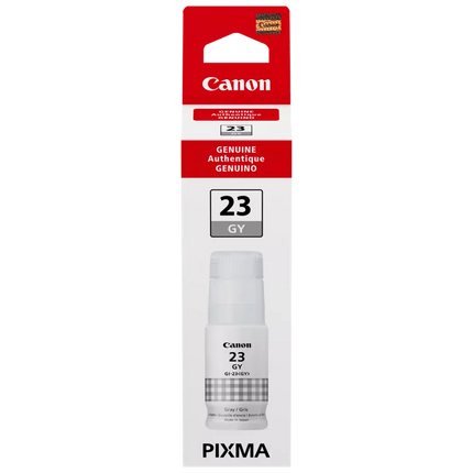 Genuine Canon GI-23 Standard-Yield Gray Ink Bottle, 4705C001