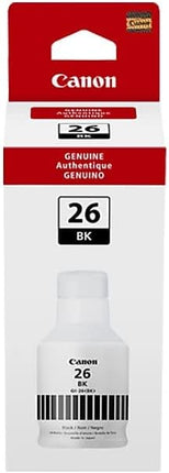 Genuine Canon GI-26 High Yield Black Ink Cartridge, 4409C001