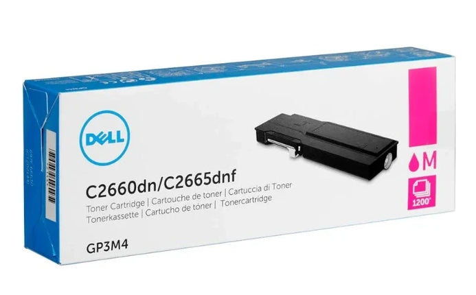 Original Dell C2660dn/C2665dnf Standard Yield Magenta Toner Cartridge, GP3M4 