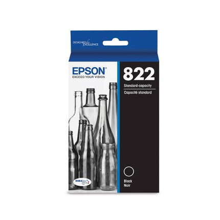 Epson 822 Standard Yield Black Single Ink Cartridge.