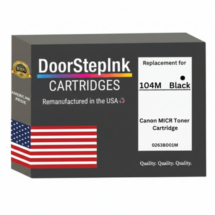 DoorStepInk Brand For Canon 104M High Yield Black Remanufactured in the USA Toner Cartridge,0263B001AAM