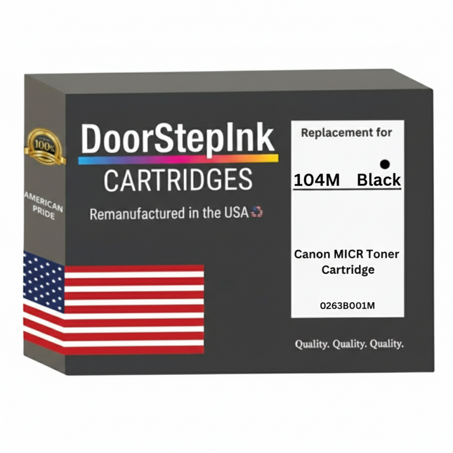 DoorStepInk Brand For Canon 104M High Yield Black Remanufactured in the USA Toner Cartridge,0263B001AAM