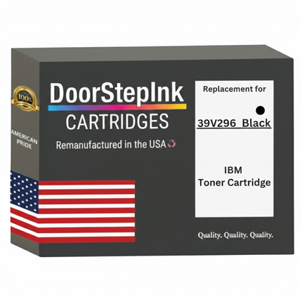 DoorStepInk Brand For IBM IP1850 High Yield Black Remanufactured in the USA LaserJet Toner Cartridge,39V2969
