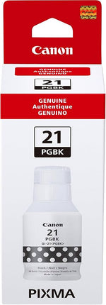 Genuine Canon GI-21 Pigment Ink Bottle, 4526C001