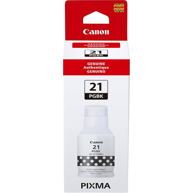 Genuine Canon GI-21 Pigment Ink Bottle, 4526C001
