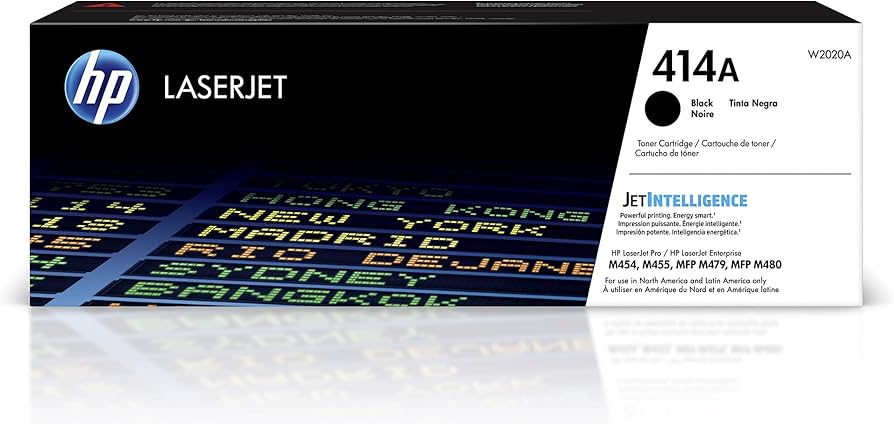 Genuine HP 414A Standard Yield LaserJet Toner Cartridge, W2020A