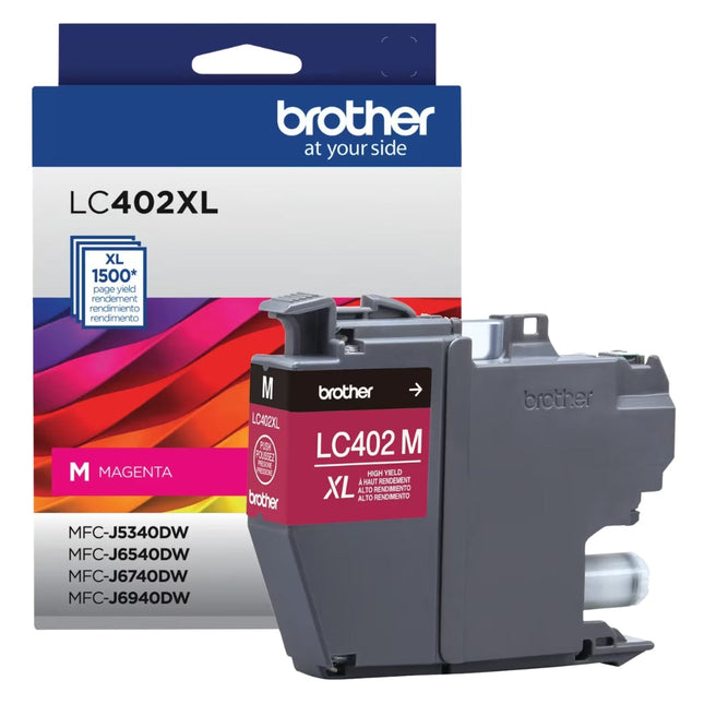 Genuine Brother LC402XLM High Yield Magenta Ink Cartridge