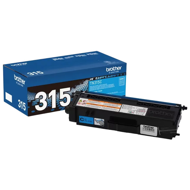 Genuine Brother TN315C High-Yield Cyan Toner Cartridge