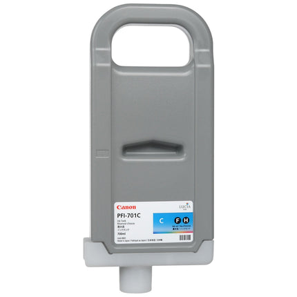 Genuine Canon 700ml PFI-701 Cyan High-Yield Ink Cartridge, 0901B001AA
