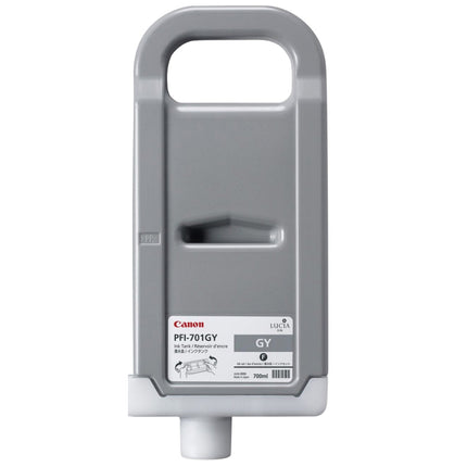 Genuine Canon 700ml PFI-701 Gray High-Yield Ink Cartridge, 0909B001AA