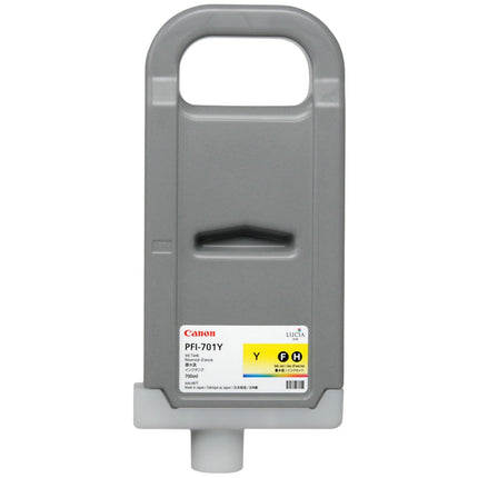 Genuine Canon 700ml PFI-701 Yellow High-Yield Ink Cartridge, 0903B001AA