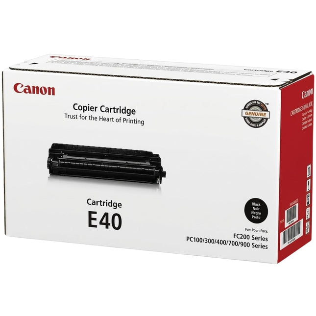Genuine Canon E40 High Yield Black Toner Cartridge, 1491A002AA