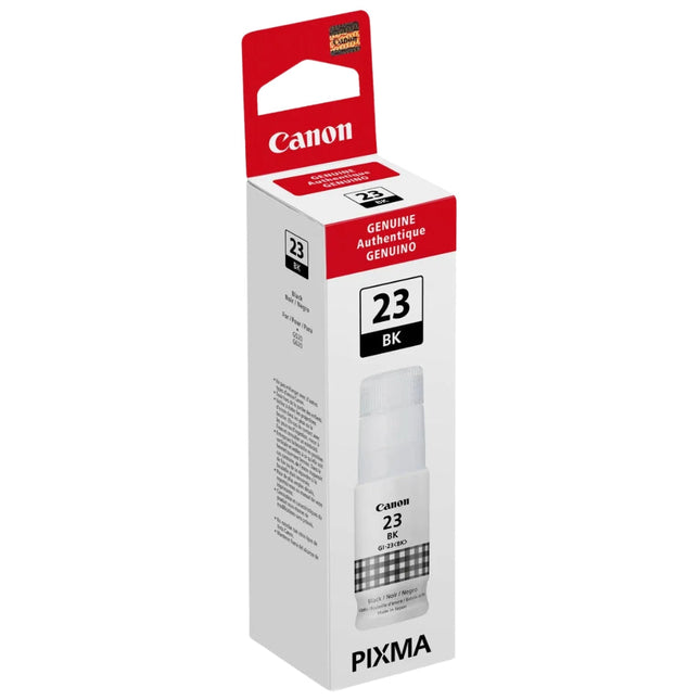 Genuine Canon GI-23 Standard-Yield Black Ink Bottle, 4696C001