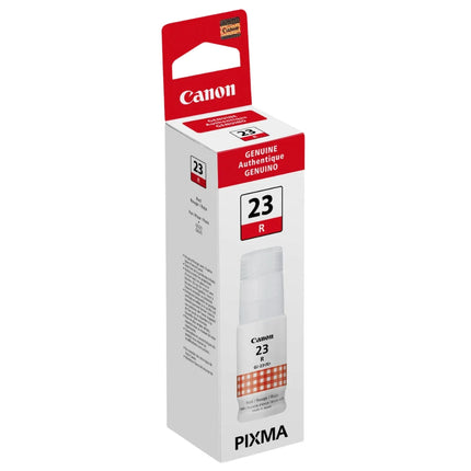 Genuine Canon GI-23 Standard-Yield Red Ink Bottle, 4714C001