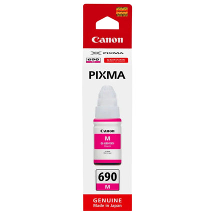 Genuine Canon GI-690 High-Yield Magenta Ink Bottle, GI-690M