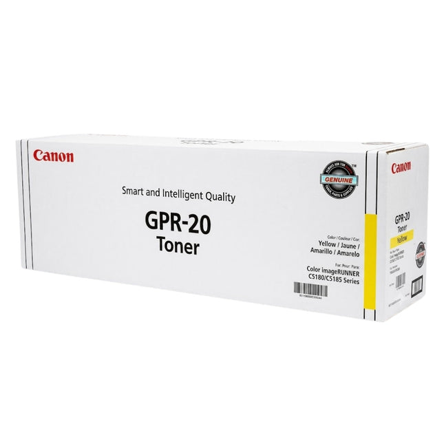 Genuine Canon GPR-20 Yellow Toner Cartridge, 1066B001