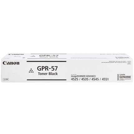 Genuine Canon GPR-57 Black Toner Cartridge, 0473C003AA