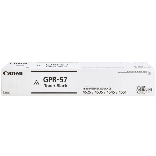 Genuine Canon GPR-57 Black Toner Cartridge, 0473C003AA