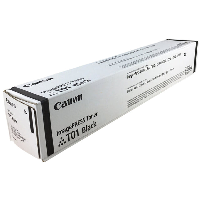Genuine Canon T01 Standard Yield Black Toner Cartridge, 8066B001
