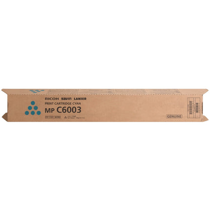 Genuine Ricoh MP C6003 High Yield  Cyan Toner Cartridge, 841852