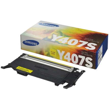 Genuine Samsung Y407 Yellow Toner Cartridge, CLT-Y407S