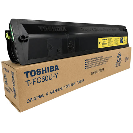 Genuine Toshiba T-FC50U-Y Yellow Toner Cartridge