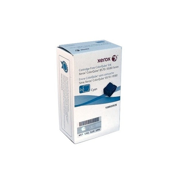 Genuine Xerox ColorQube 8570 / 8580 Cyan Solid Ink Pack (4 Sticks) (108R00946)